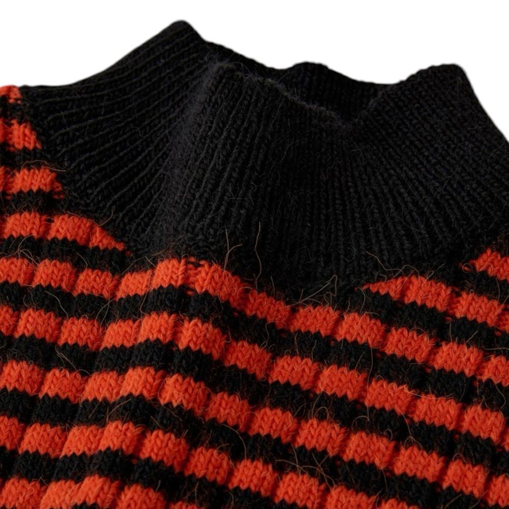 ZARA Kids | Black & Red | STRIPED RIBBED KNIT SWEATER - Picture 2 of 5